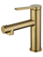 Смеситель для раковины с функцией полоскания WONZON & WOGHAND, брашированное золото WW-H1017-BG Смеситель для раковины с функцией полоскания WONZON & WOGHAND, брашированное золото WW-H1017-BG