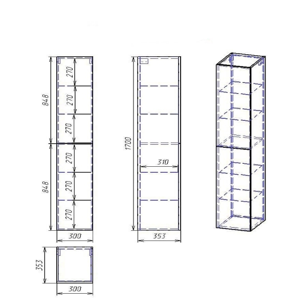 Пенал Alvaro Banos Alma 8405.0500