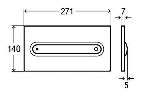 Клавиша смыва Viega Visign for Style 11 97108