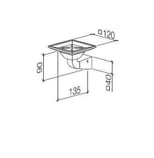 Мыльница Dornbracht для Villeroy&Boch Square 83 410 910-00