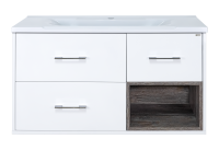 Тумба под раковину Misty Фетта 100  П-Фет0100-011-3Я