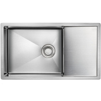 Кухонная мойка Paulmark Platte PM807844-BS брашированная нерж.сталь