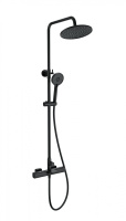 Душевая система с термостатом WONZON & WOGHAND Plate, черный матовый WW-C3017-A-MB Душевая система с термостатом WONZON & WOGHAND Plate, черный матовый WW-C3017-A-MB