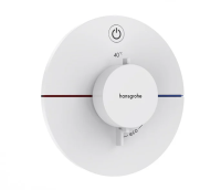 Термостат для душа Hansgrohe ShowerSelect Comfort S 15553700 белый матовый