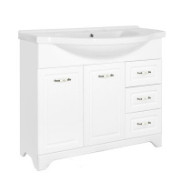 Тумба под раковину напольная Style Line Олеандр-2 100 ЛС-00000584 белый