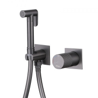 Смеситель ABBER Rund AF8725NG с гигиеническим душем, никель Смеситель ABBER Rund AF8725NG с гигиеническим душем, никель