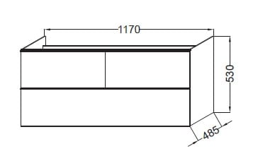 Тумба под раковину Jacob Delafon Odeon Up EB892-N18