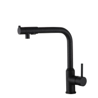 Смеситель KAISER Teka кухня Ø35, однорукий, боковой под фильтр (черный мрамор-308)