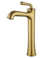 Смеситель для раковины высокий WONZON & WOGHAND STEAM, брашированное золото WW-88239008- BG Смеситель для раковины высокий WONZON & WOGHAND STEAM, брашированное золото WW-88239008- BG