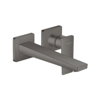 Смеситель для раковины встраиваемый Hansgrohe Metropol 32526340 шлифованный черный хром