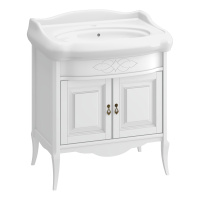 Тумба под раковину Opadiris Лоренцо 80 Z0000008220  белый матовый (без раковины)