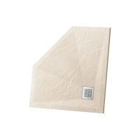 Душевой поддон из искусственного камня (90х90) Vincea VST-4SP9090C бежевый