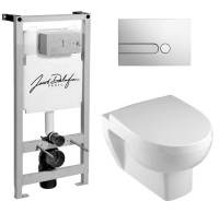 Комплект инсталляция с унитазом Jacob Delafon Odeon Up E4764-00