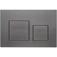 Кнопка смыва Veconi FLUSH FLV4-GM оружейная сталь матовая