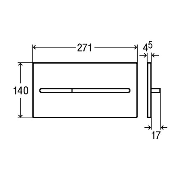 Клавиша смыва Viega Visign for More 104 598457