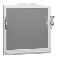 Зеркало Opadiris Валери 105 00-00007037  белый, с выключателем, без светильника