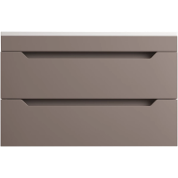 Тумба подвесная  без раковины 80 см Style Line Остин ЛС-00002406 тауп матовый