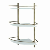 Полка стеклянная тройная  WasserKRAFT K-3533