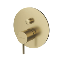 Смеситель для ванны Cezares Leaf LEAF-VDIM-L-SR