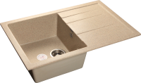 Кухонная мойка GranFest Quadro 780L, Q-780L песочный
