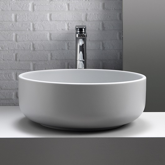 Раковина накладная (46х46)  Kerasan Ciotola 430230 белый матовый