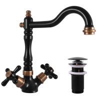 Смеситель для раковины с гигиеническим душем Rav Slezak Morava Retro MK121.5/8CMATSM Смеситель для раковины с гигиеническим душем Rav Slezak Morava Retro MK121.5/8CMATSM