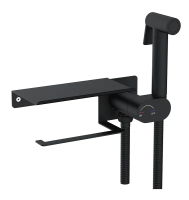 Гигиенический душ со смесителем RGW SP-221 B 581408221-04 черный матовый