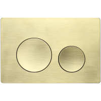 Кнопка смыва Veconi FLUSH FLV2-G золото брашинг