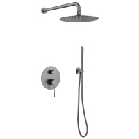 Душевой комплект ABBER Emotion AF8818NG скрытого монтажа без излива, никель