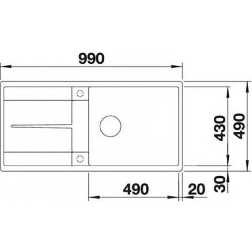 Кухонная мойка Blanco Metra XL 6 S-F 518883
