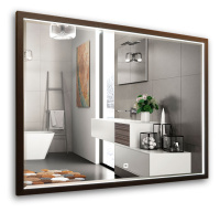 Зеркало (84х63) Silver Mirrors  Эдисон-эко LED-00002384