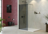 Душевая перегородка 90 см CEZARES LIBERTA LIBERTA-L-1-90-GR-NERO