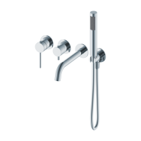 Смеситель для ванны скрытого монтажа с внутренней частью Y OL-889017-CR, хром