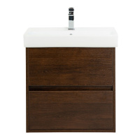 База под раковину подвесная BelBagno NEON-600-2C-SO-RS Rovere Scuro