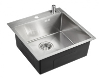 Кухонная мойка (50х50) EMAR EMB-117A PVD Nano Satine
