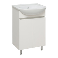 Тумба под раковину Runo белая Лада 50 (00-00001162)