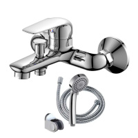 Смеситель для ванны однорычажный с душевым набором Orange Iris M41-100cr хром