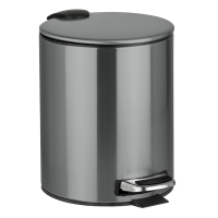 Мусорное ведро 5л Bemeta Graphit 156315013