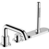 Смеситель на борт ванны 3 отвесртия Hansgrohe Tecturis S 73447000 хром