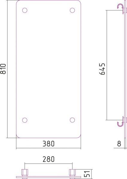 Декор для электрических полотенцесушителей Сунержа Фурор 03-5031-0810
