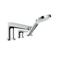 Смеситель на борт ванны 3 отверстия Hansgrohe Talis E 71731000 хром