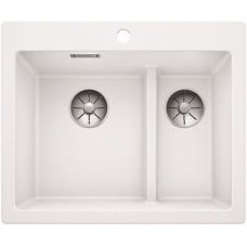 Мойка кухонная Blanco PLEON 6 Split Silgranit PuraDur (белый), 521693