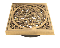 Решетка BRONZE DE LUXE "Дракон" для трапа 21986