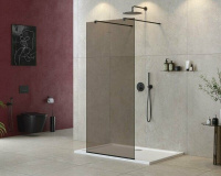 Душевая перегородка 100 см CEZARES LIBERTA LIBERTA-L-2-100-120-BR-NERO