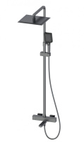 Душевая система с термостатом WONZON & WOGHAND, темный графит WW-88739901-BGM Душевая система с термостатом WONZON & WOGHAND, темный графит WW-88739901-BGM