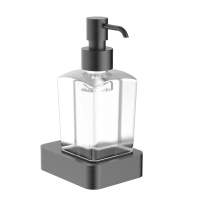 Дозатор мыла WONZON & WOGHAND LOTTE, темный графит WW-8333-BGM