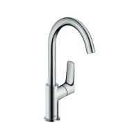 Смеситель для раковины без донного клапана Hansgrohe Logis 71131000 хром