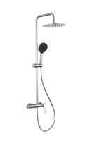 Душевая система с изливом Gid Edessa L070-CH-ND3, хром