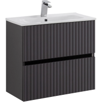 База под раковину Art&Max Torino AM-TORINO-600-2C-SO-GF-P Графит