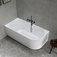 Ванна акриловая причтенная (170х80) Vincea VBT-428-1700L  белый глянец, левая